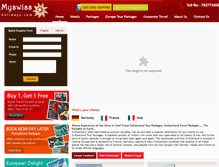 Tablet Screenshot of myswissholidays.com